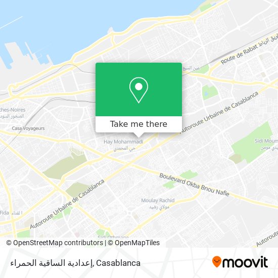 إعدادية الساقية الحمراء map