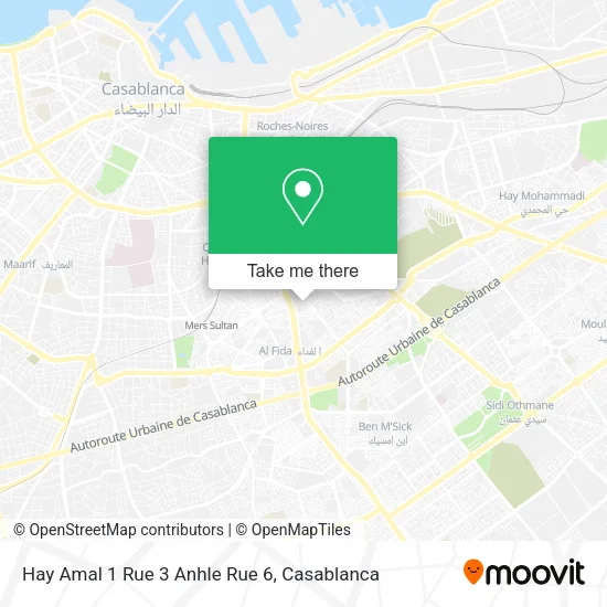 Hay Amal 1 Rue 3 Anhle Rue 6 map