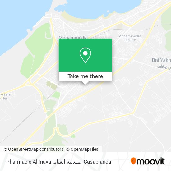 Pharmacie Al Inaya صيدلية العناية plan