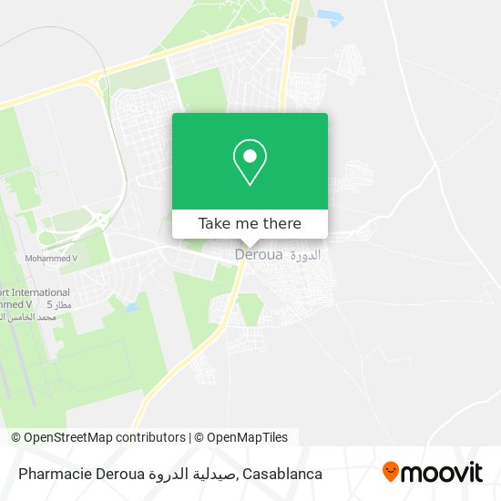 Pharmacie Deroua صيدلية الدروة map
