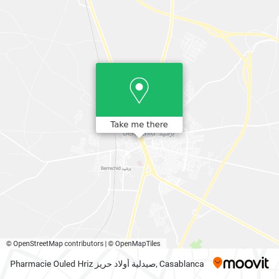 Pharmacie Ouled Hriz صيدلية أولاد حريز plan