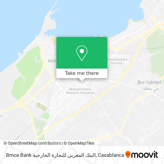 Bmce Bank البنك المغربي للتجارة الخارجية map