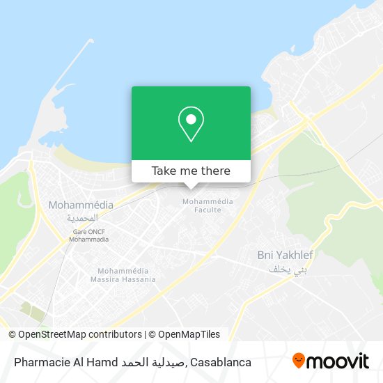 Pharmacie Al Hamd صيدلية الحمد map