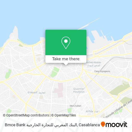 Bmce Bank البنك المغربي للتجارة الخارجية map
