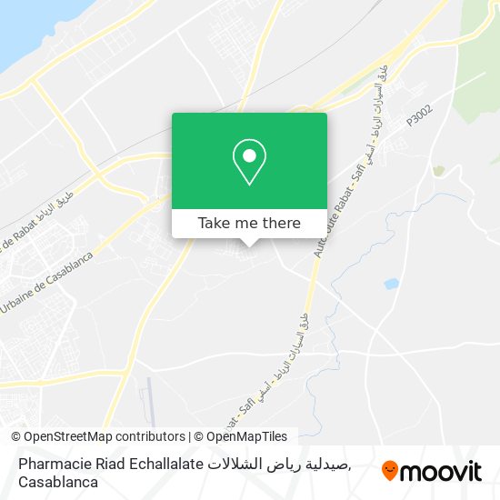 Pharmacie Riad Echallalate صيدلية رياض الشلالات map