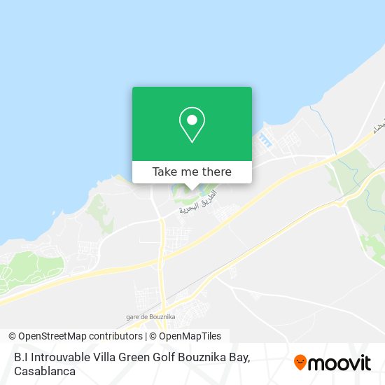 B.I Introuvable Villa Green Golf Bouznika Bay map