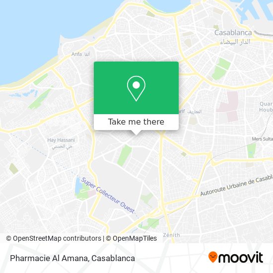 Pharmacie Al Amana map