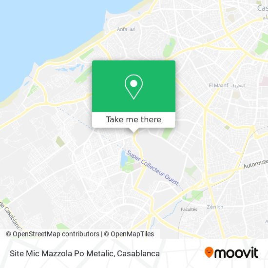 Site Mic Mazzola Po Metalic map