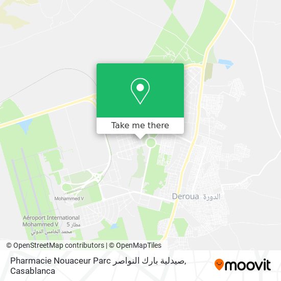 Pharmacie Nouaceur Parc صيدلية بارك النواصر map