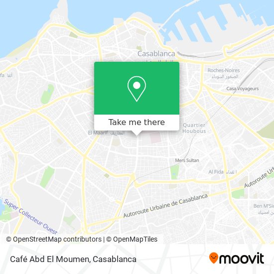 Café Abd El Moumen map