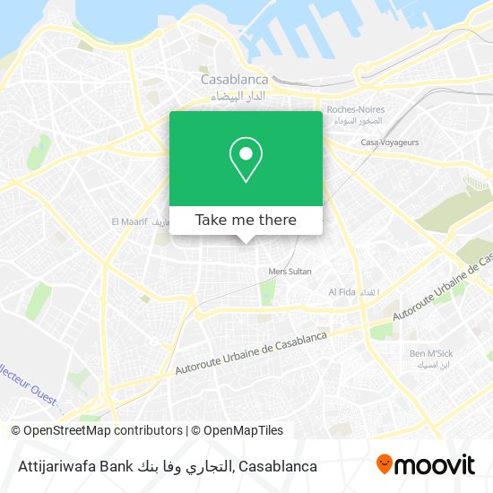 Attijariwafa Bank التجاري وفا بنك map