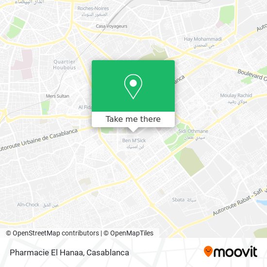 Pharmacie El Hanaa map