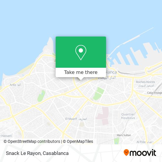 Snack Le Rayon map