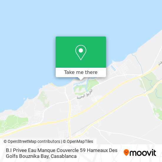 B.I Privee Eau Manque Couvercle 59 Hameaux Des Golfs Bouznika Bay map