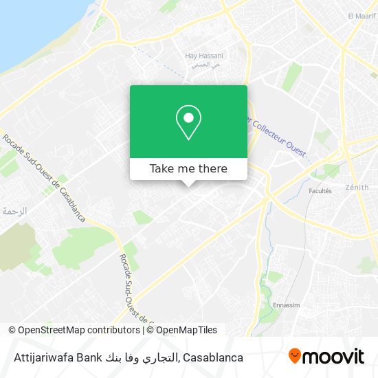 Attijariwafa Bank التجاري وفا بنك map