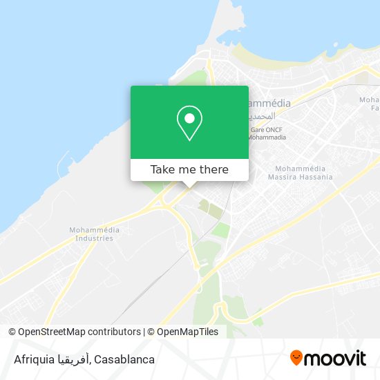 Afriquia أفريقيا map