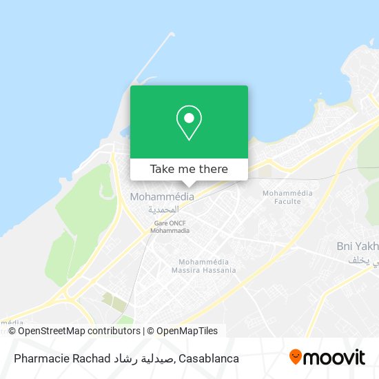 Pharmacie Rachad صيدلية رشاد plan