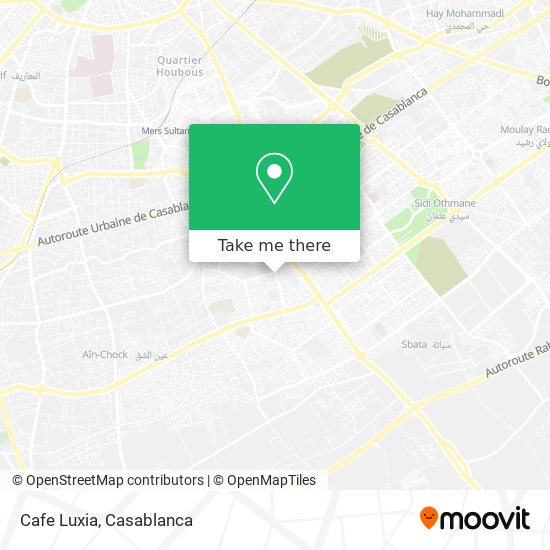 Cafe Luxia map