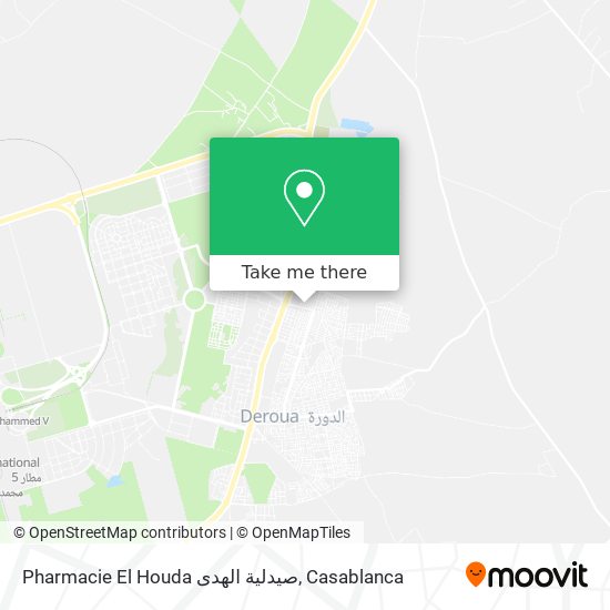 Pharmacie El Houda صيدلية الهدى plan
