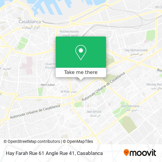 Hay Farah Rue 61 Angle Rue 41 map