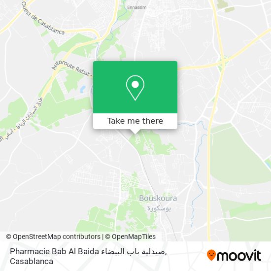 Pharmacie Bab Al Baida صيدلية باب البيضاء plan