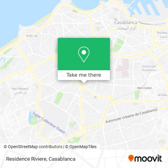 Residence Riviere map