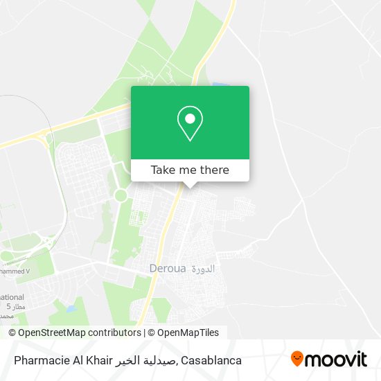 Pharmacie Al Khair صيدلية الخير plan