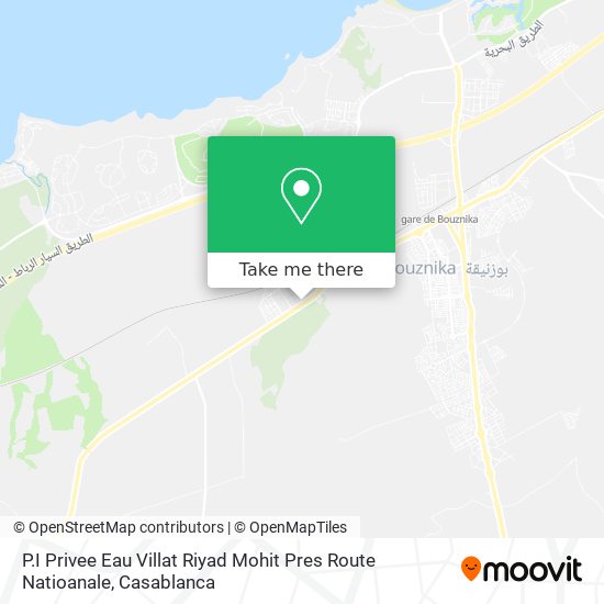 P.I Privee Eau Villat Riyad Mohit Pres Route Natioanale map