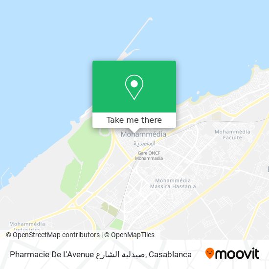 Pharmacie De L'Avenue صيدلية الشارع map