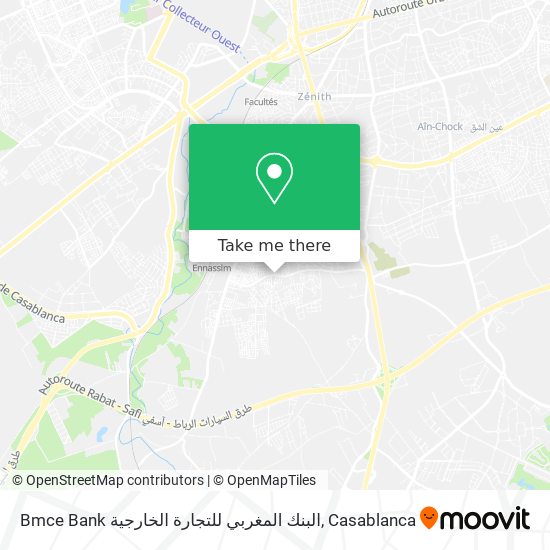 Bmce Bank البنك المغربي للتجارة الخارجية map