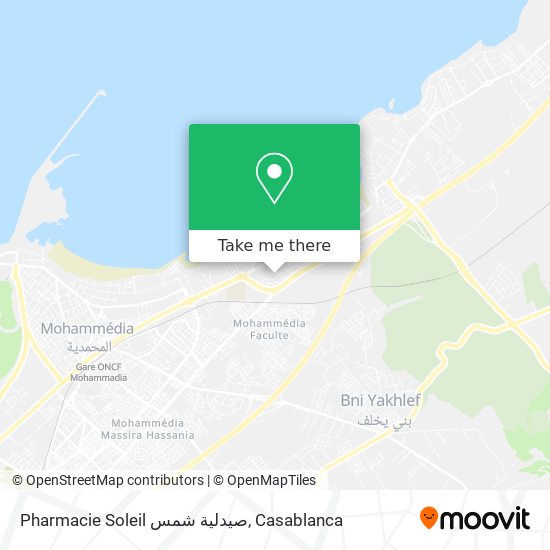 Pharmacie Soleil صيدلية شمس map