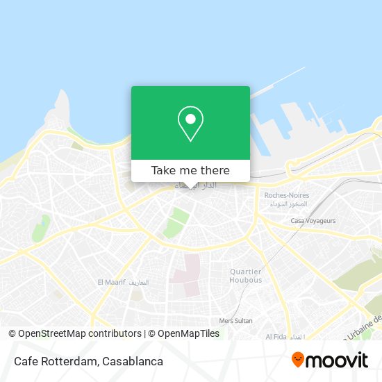 Cafe Rotterdam map