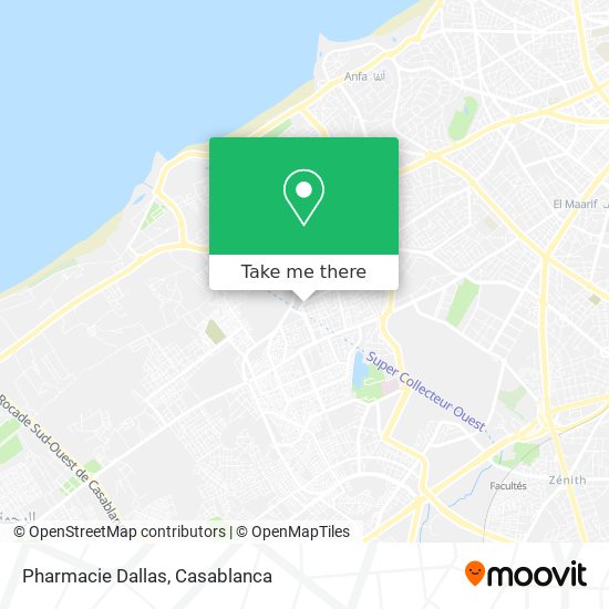 Pharmacie Dallas map