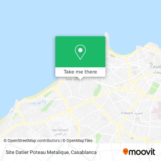 Site Datier Poteau Metalique map