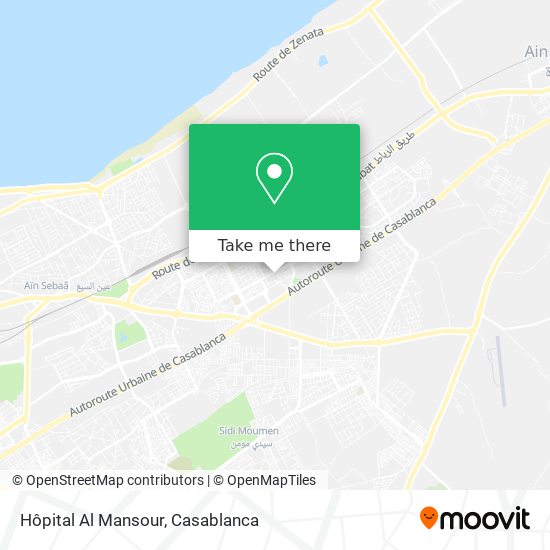 Hôpital Al Mansour map
