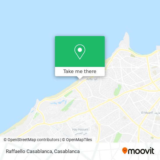 Raffaello Casablanca map