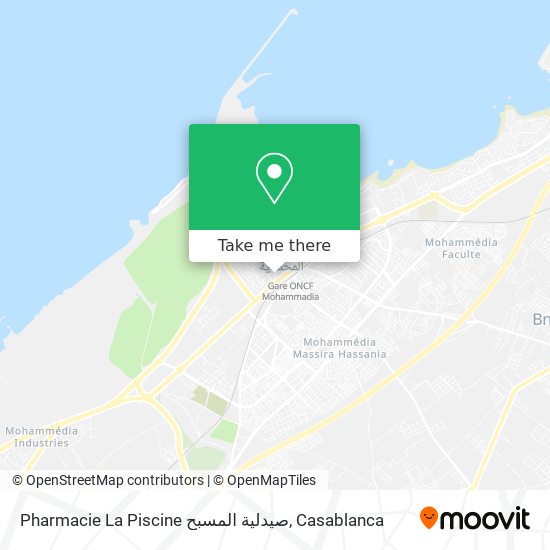 Pharmacie La Piscine صيدلية المسبح plan