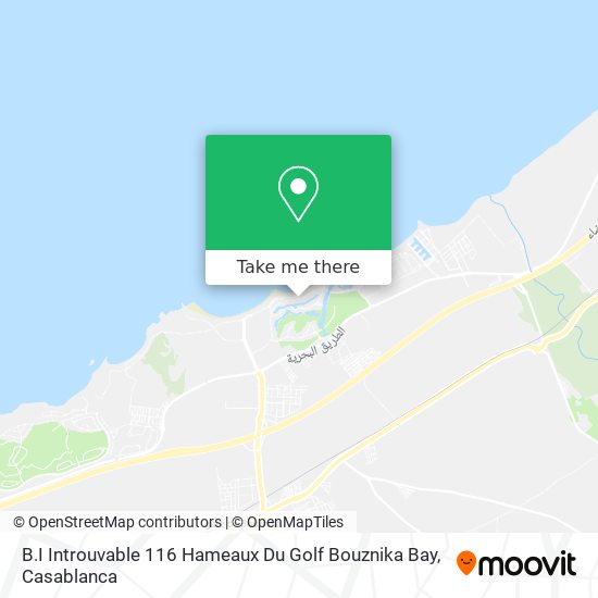 B.I Introuvable 116 Hameaux Du Golf Bouznika Bay map