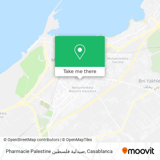 Pharmacie Palestine صيدلية فلسطين map