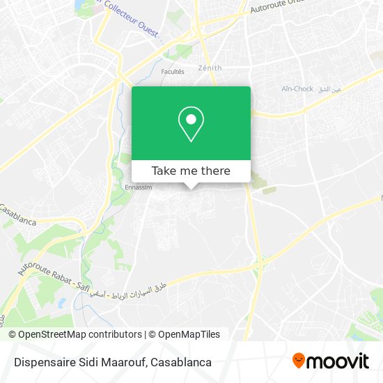 Dispensaire Sidi Maarouf plan