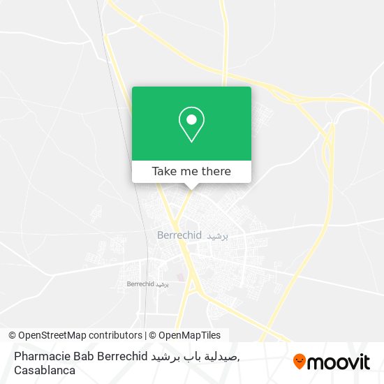 Pharmacie Bab Berrechid صيدلية باب برشيد map
