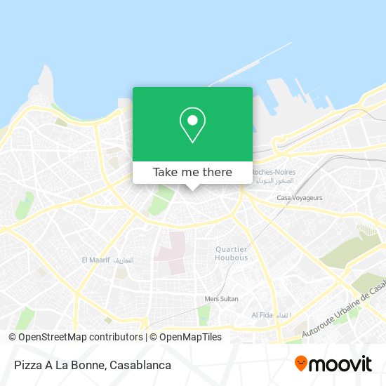 Pizza A La Bonne map