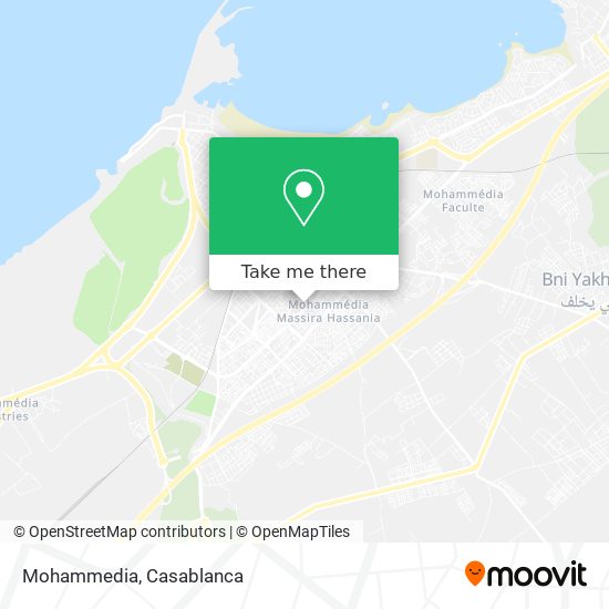 Mohammedia map