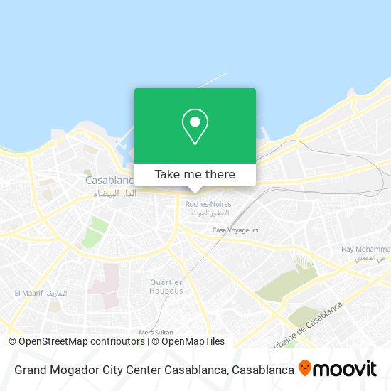 Grand Mogador City Center Casablanca plan