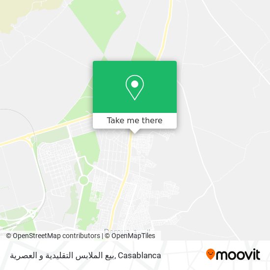 بيع الملابس التقليدية و العصرية map