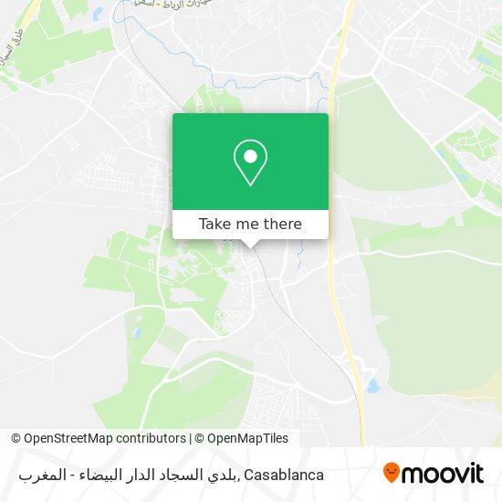 بلدي السجاد الدار البيضاء - المغرب map