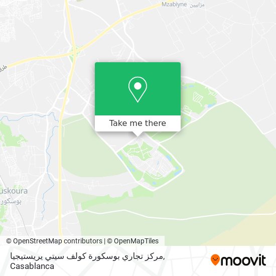 مركز تجاري بوسكورة كولف سيتي يريستيجيا map