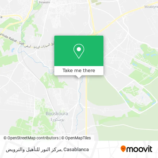 مركز النور للتأهيل والترويض map