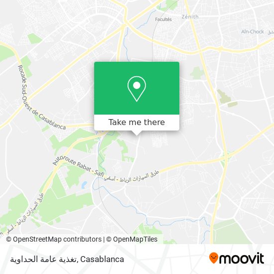 تغذية عامة الحداوية map