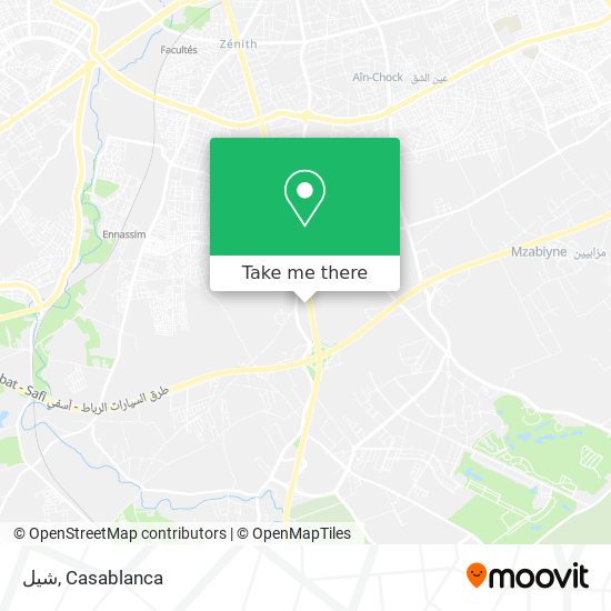 شيل map